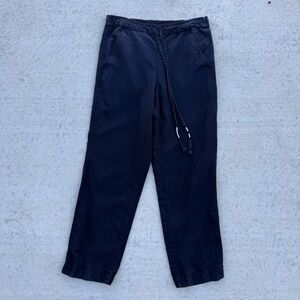 J Crew Tapered Jogger Pant Womens XS Denim Ankle Drawstring